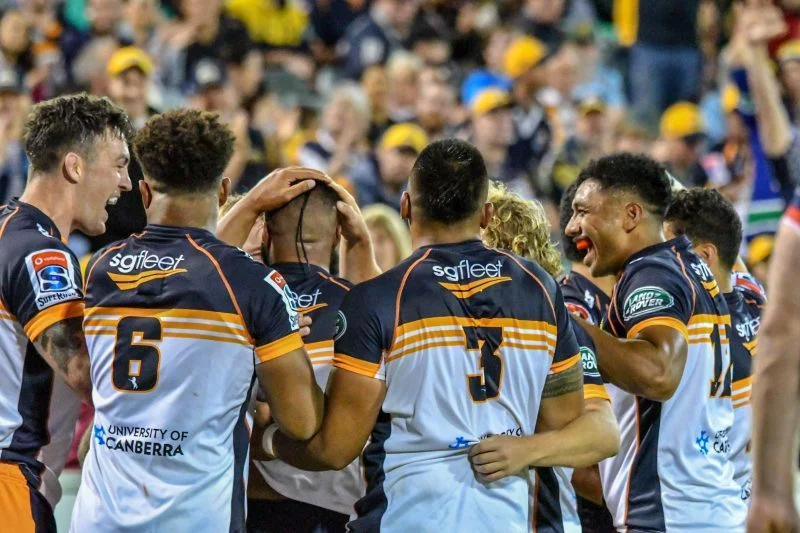 Brumbies celebrate