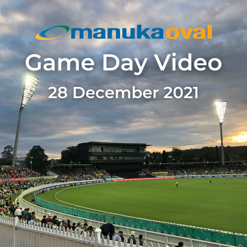 Manuka Oval Game Day Video Thumbnail