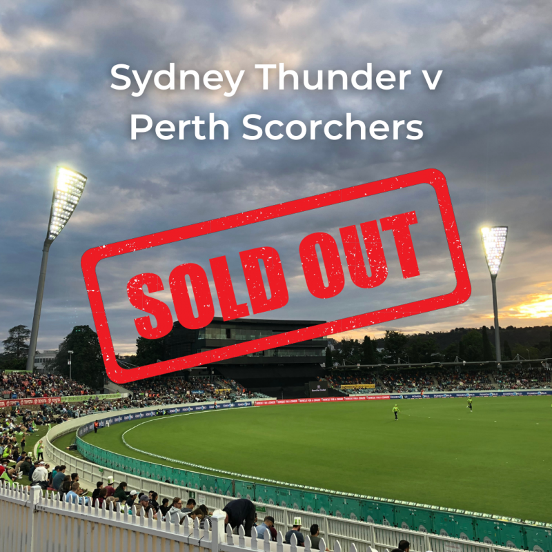 Sydney Thunder v Perth Scorchers Sold Out