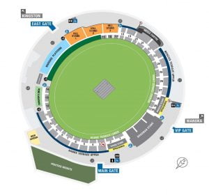 Seating Plan – Manuka Oval