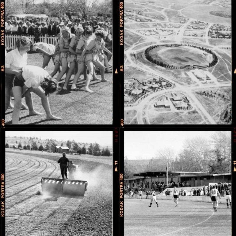 Images of Manuka Oval from its earliest years