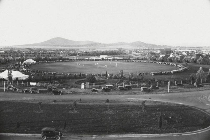 1930- cricket at Manuka Oval