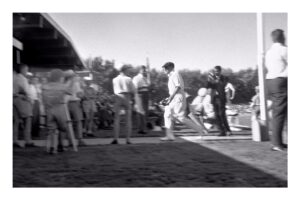 Last photo of Don Bradman as a cricketer. Taken by Gary Rumble on a Kodak Starflash 6 Feb, 1963