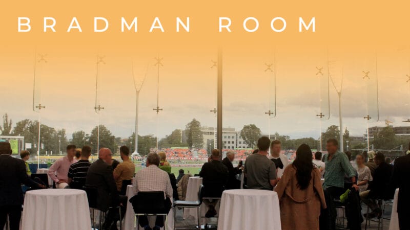 Bradman Room at Manuka Oval