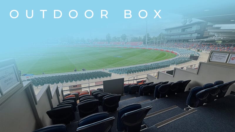 Outdoor Box at Manuka Oval